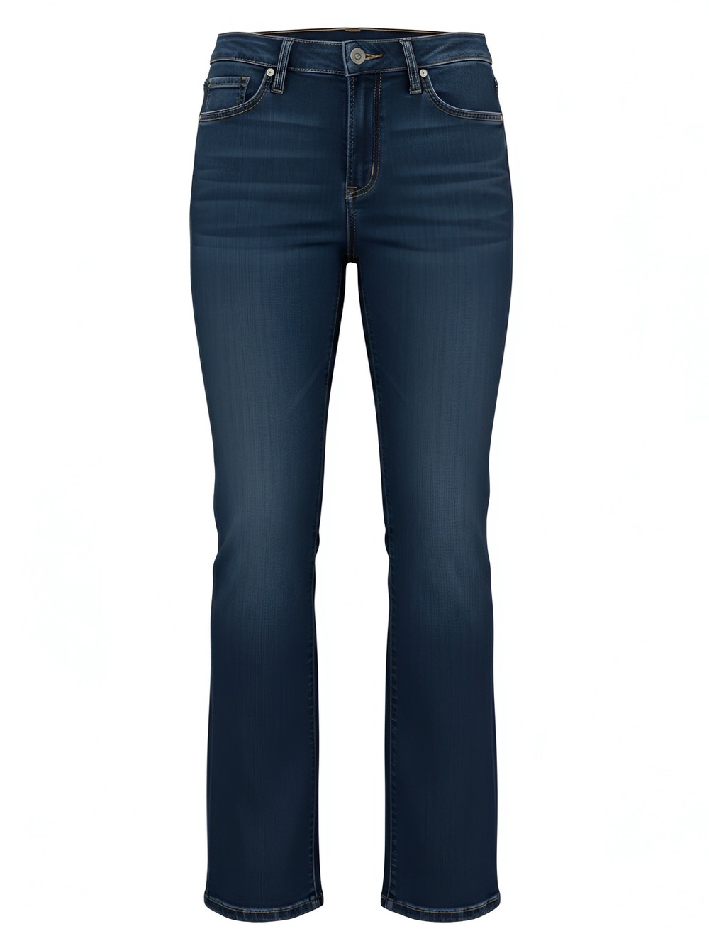 Time and Tru Women's Dark Blue Straight Legged Jeans - Size 6, Like New